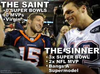 So why was Tebow the role model again?